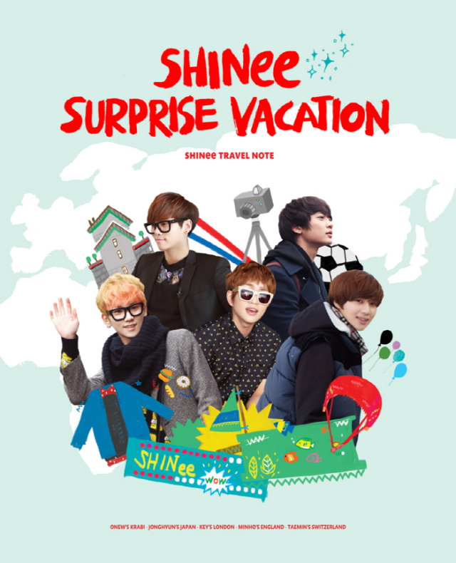 SHINee Surprise Vacation Travel Note