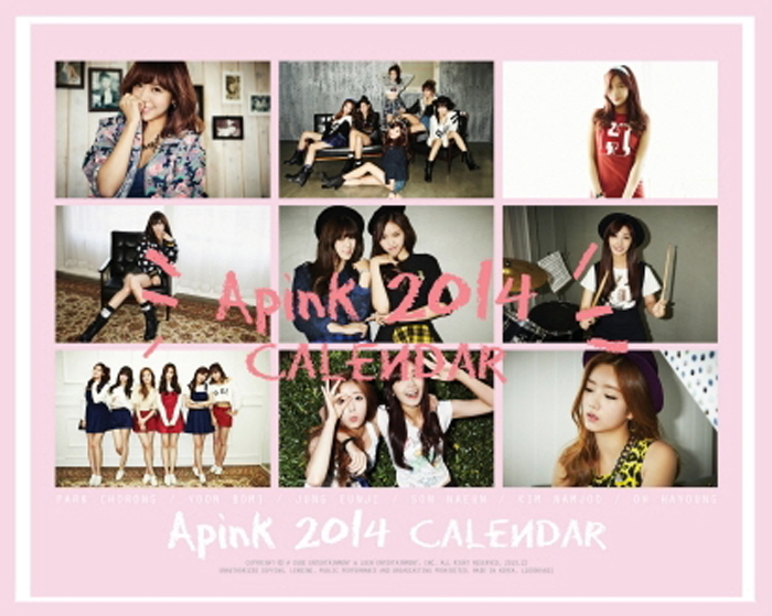 APink 2014 Calendar